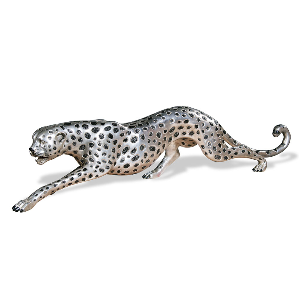 Cheetah - Jansen Statue Silver Cheetah - Jansen Statue Silver