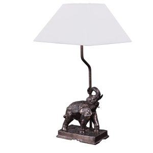 Elephant #5 Lamp - Jansen Statue Antique