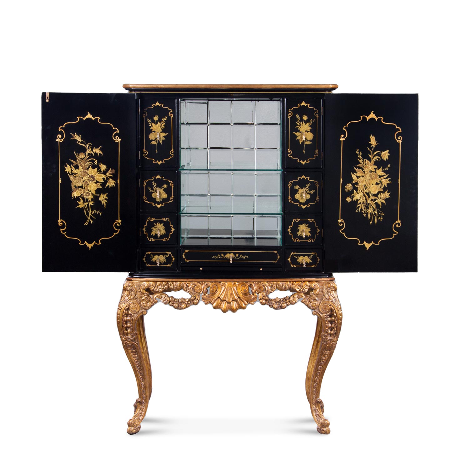 33815LED---Carved-Bar-Chinoserie-with-Lighting-SPECIAL-FINISH---8